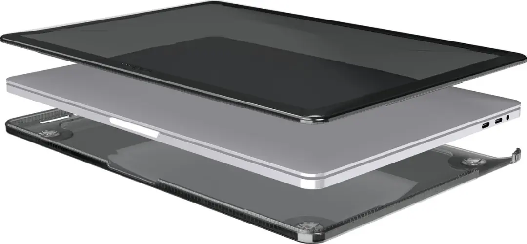 Tech21 Evo Tint T21-8620 MacBook Pro 13 Hoes - 13 inch - Antraciet Transparant