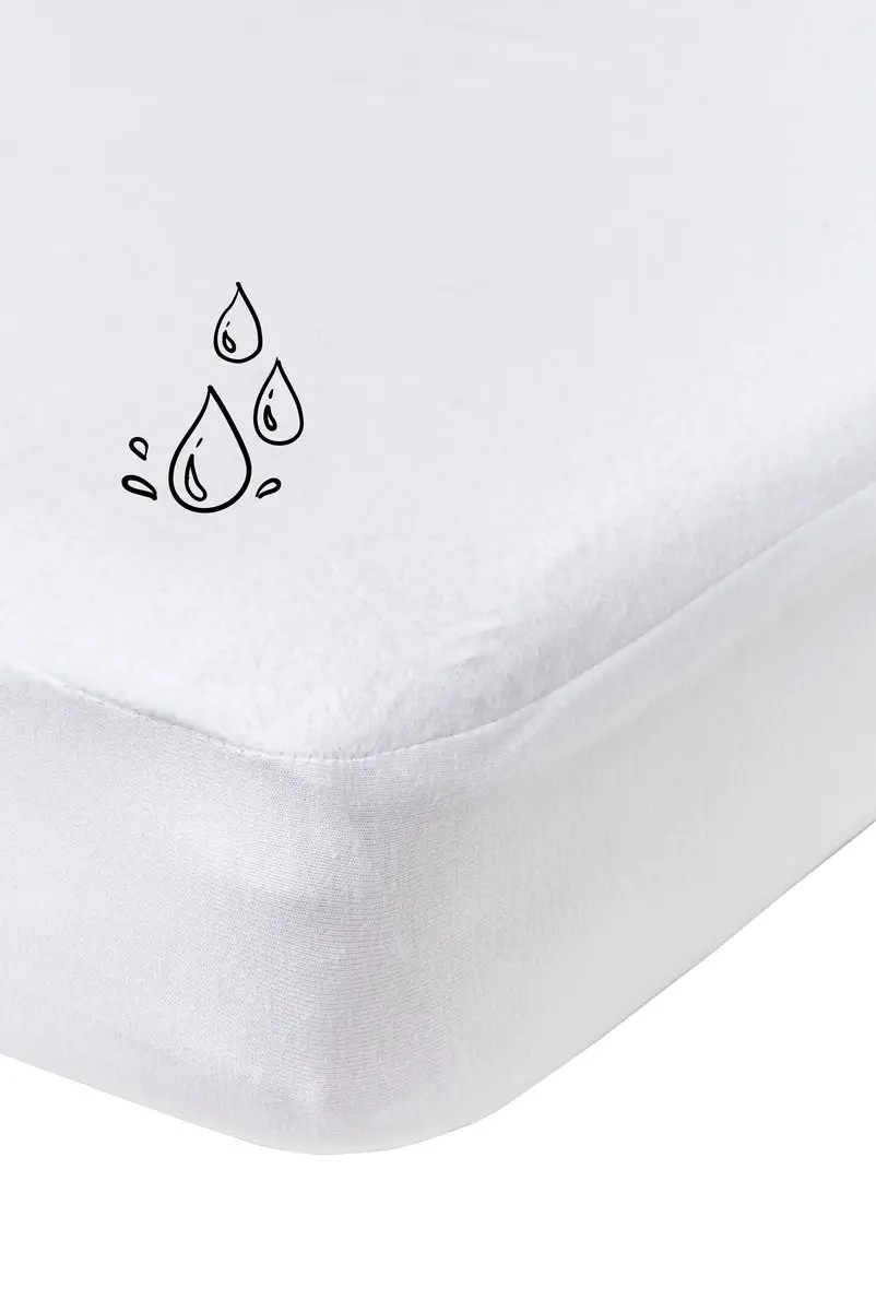 Meyco Baby Waterdicht Hoeslaken 60x120cm - Wit