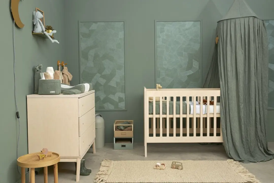 Meyco Baby Uni Klamboe 55cm - Forest Green