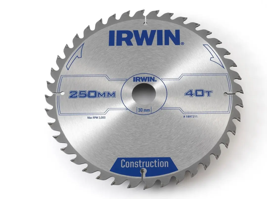 Irwin Widia Zaagblad 250mm 40 Tanden - Hout