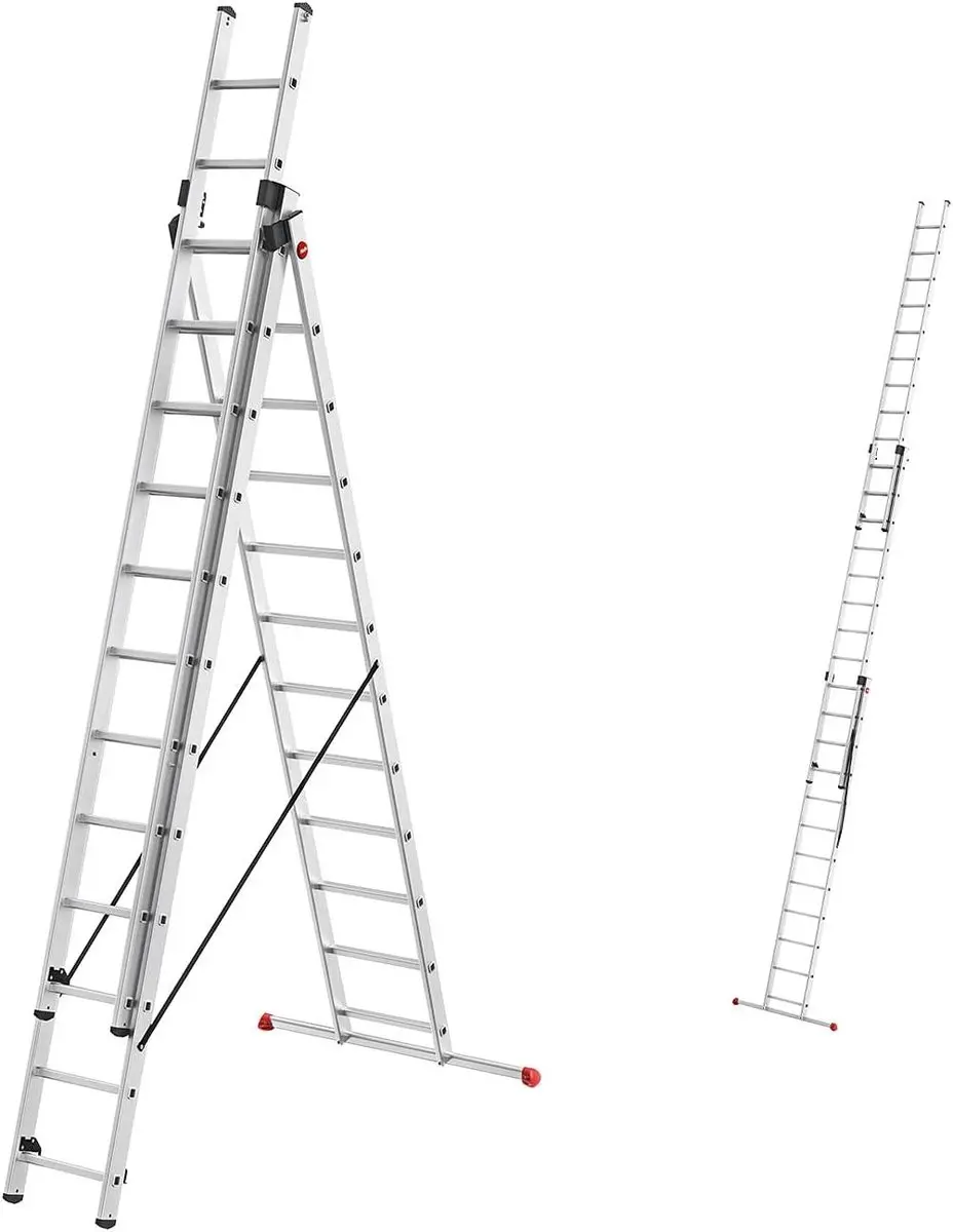 Hailo HobbyStep Combi 3-in-1 Aluminium Ladder
