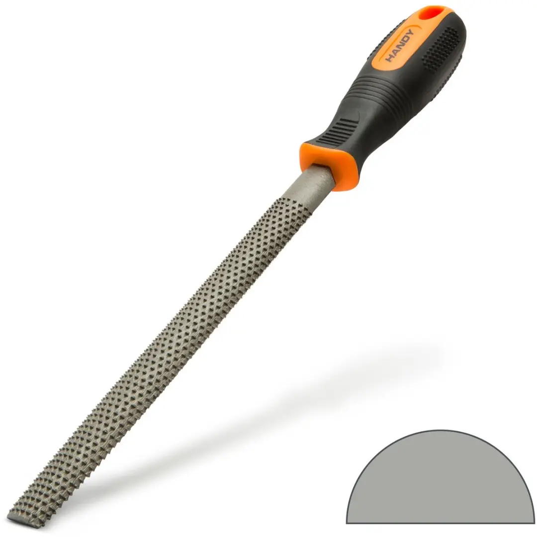 Handy Houtrasp Halfrond 10615 - Oranje/Zwart