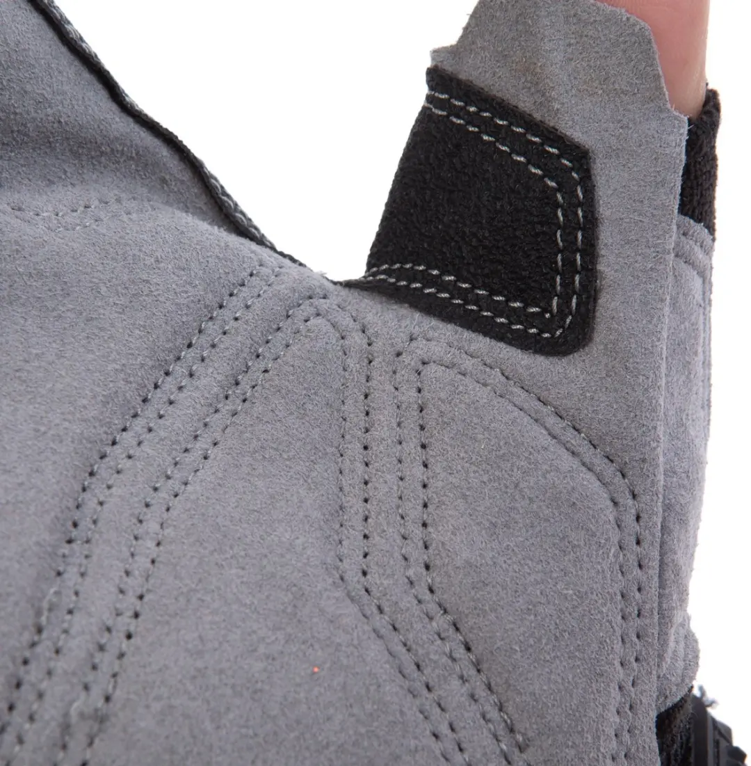 Handy Werkhandschoenen M - 3 Open Vingers - Foam Palm - Zwart
