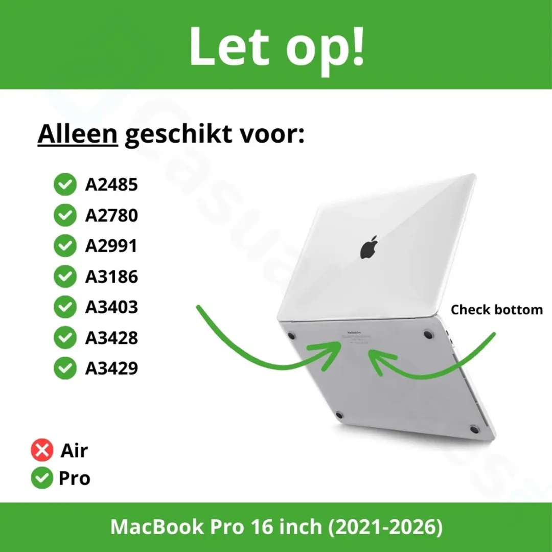 Dux Ducis Armor Cover MacBook Pro 16" Hoes - Zwart