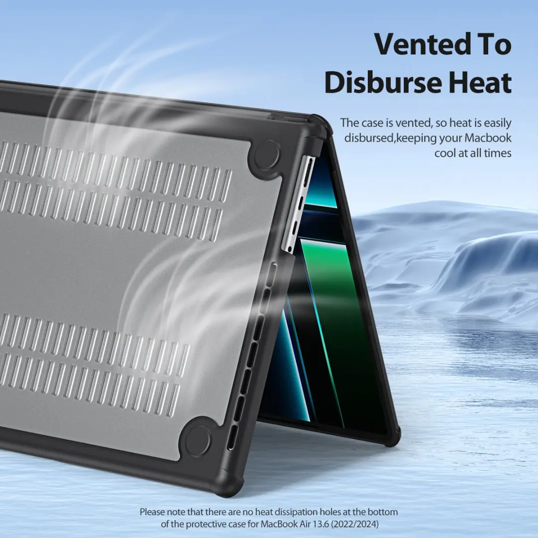 Dux Ducis Armor Cover MacBook Pro 16" Hoes - Zwart