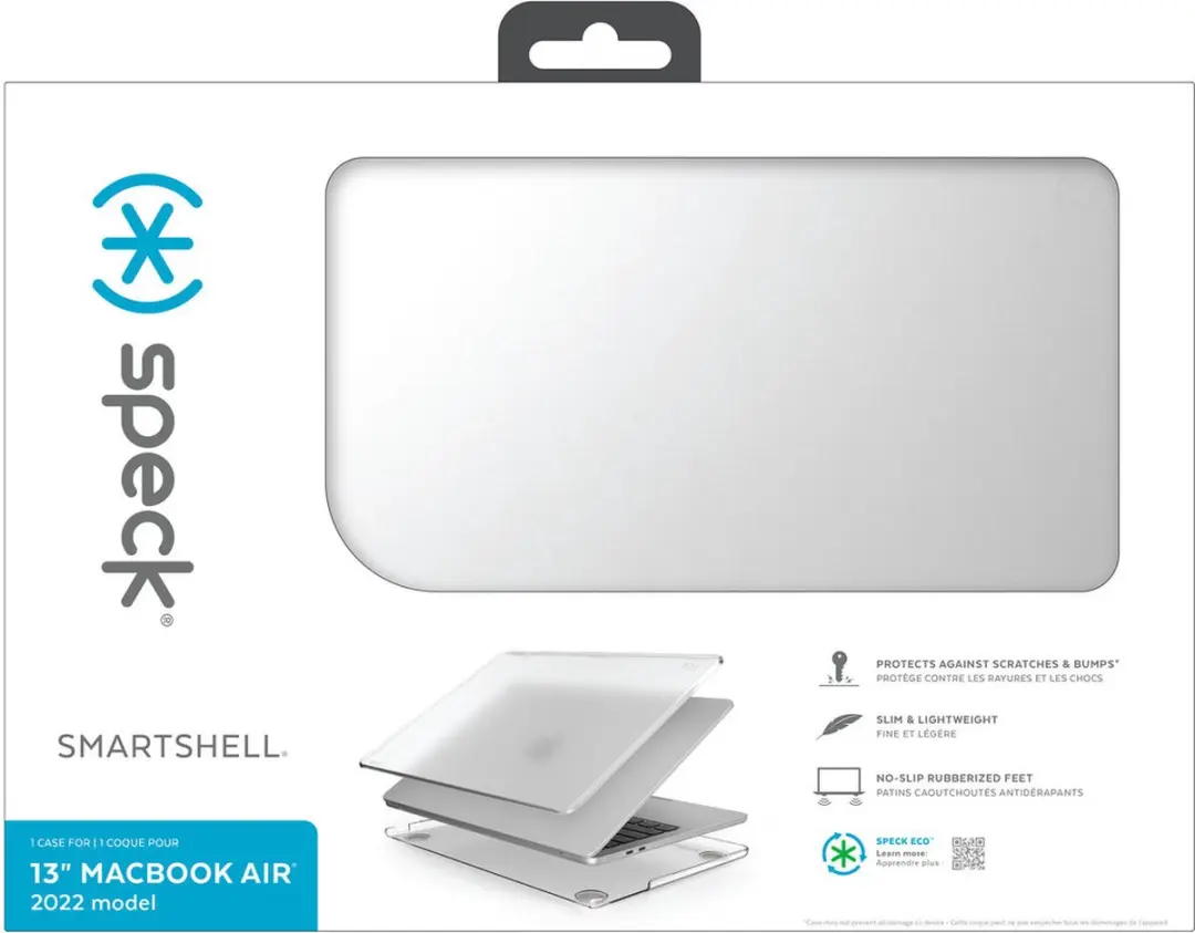 Speck Smartshell 150225-9992 Hoesje - MacBook Air 13" M2 (2022) - Transparant
