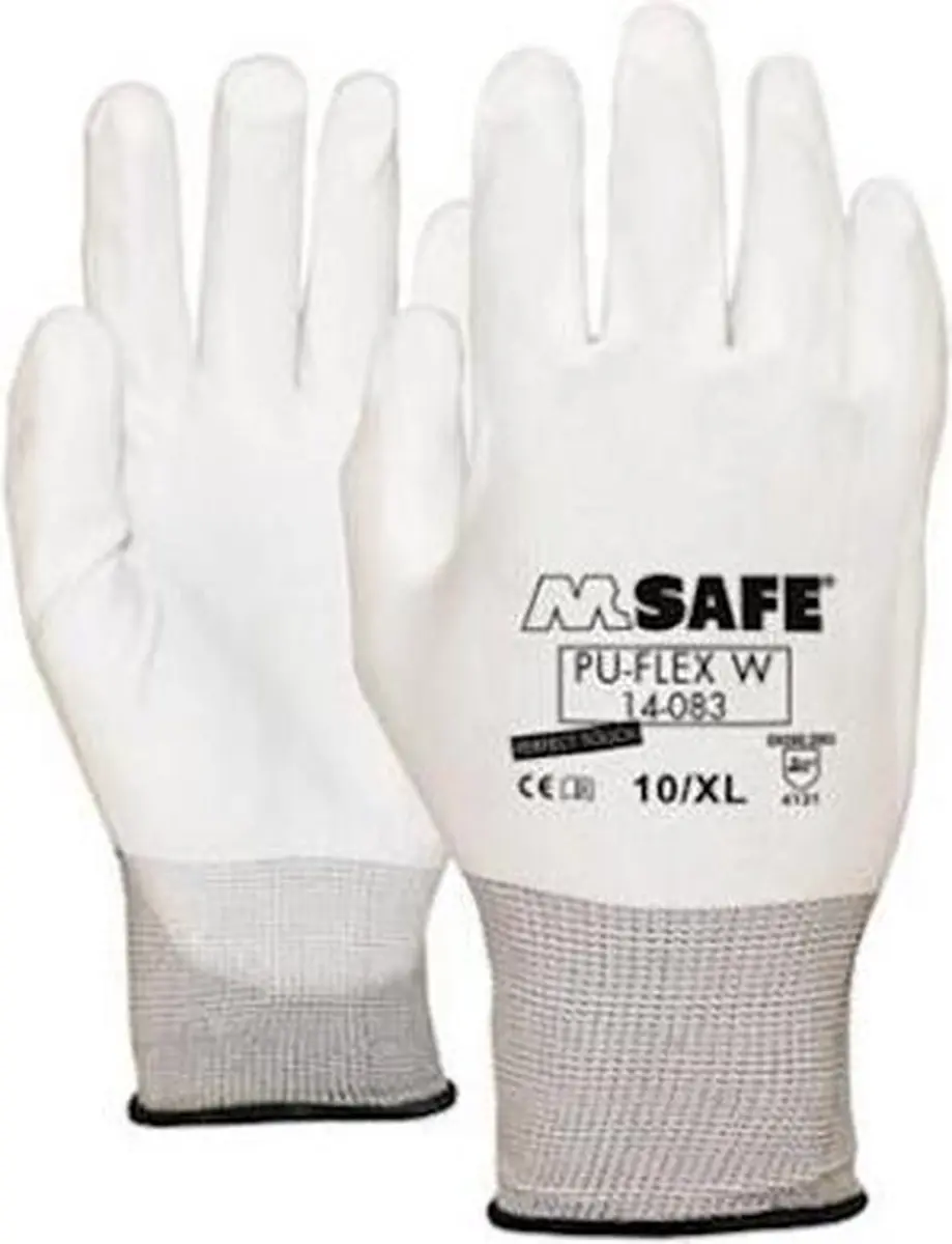 Oxxa PU-Flex 14-083 Handschoen XXL - Wit/blauw