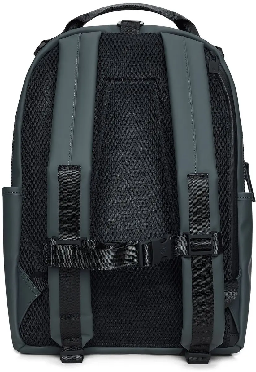 Rains Clip Front Backpack W3 16 inch - MPN 14890-153 - Donker grijs