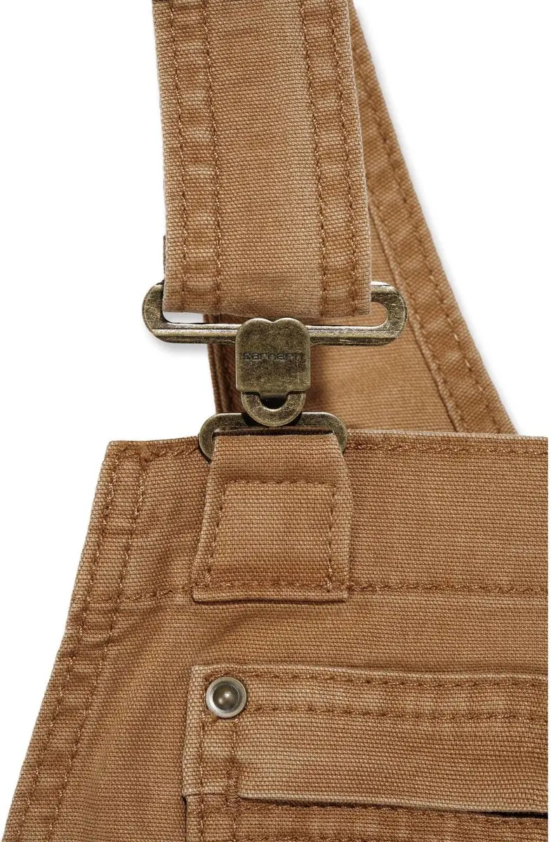 Carhartt Crawford Bib Overall Dames - XS - Bruin