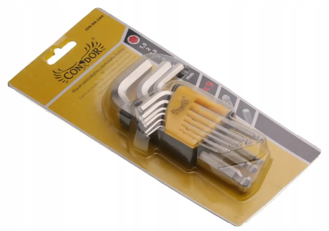 Condor Inbussleutels 1,5-10mm - 9-delig