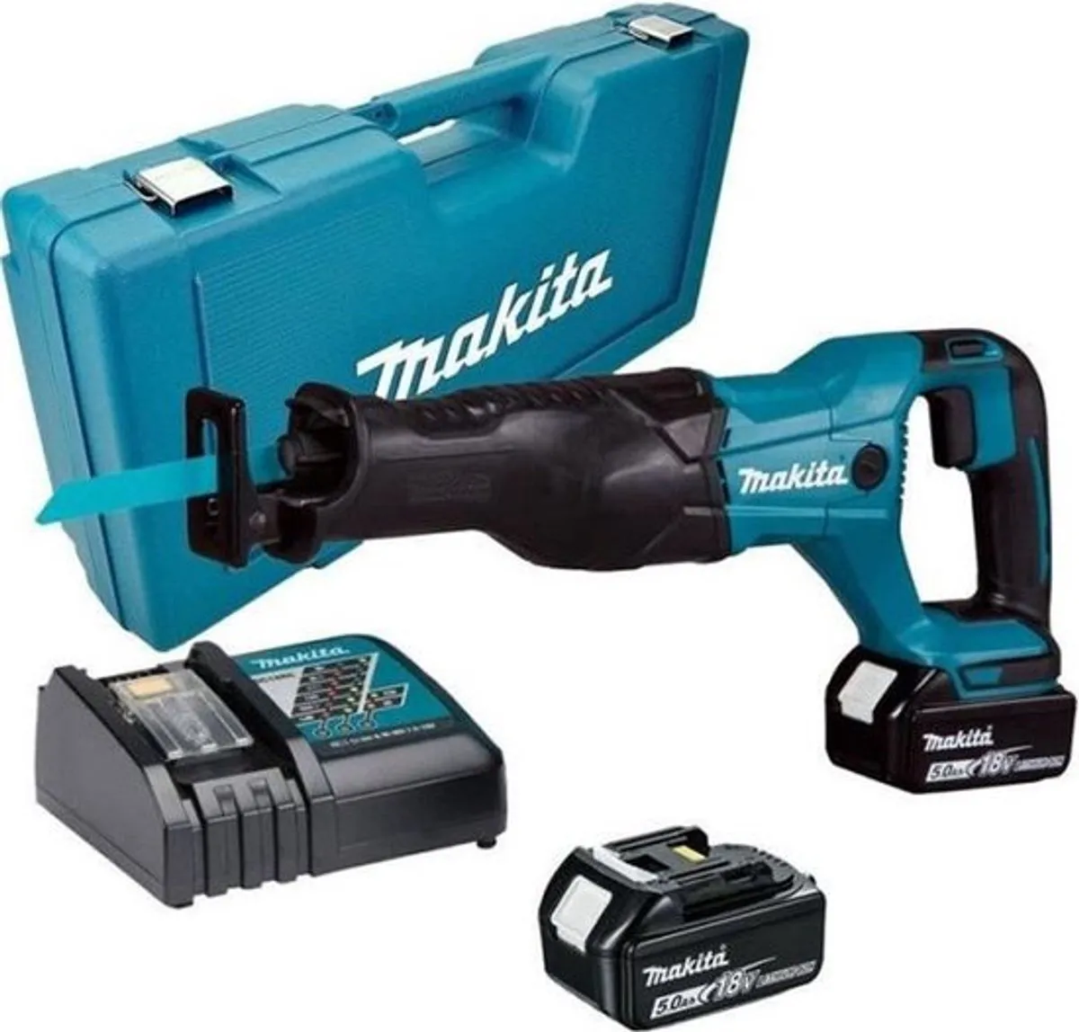 Makita DJR186RTE Reciprozaag 18V - 2x Accu 5.0Ah - afbeelding 6 van 6