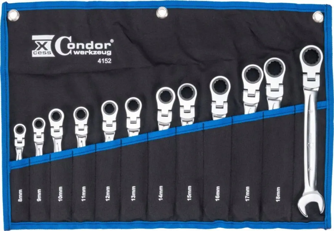Condor Versterkte Ringsleutels 8-19mm - 12 Stuks