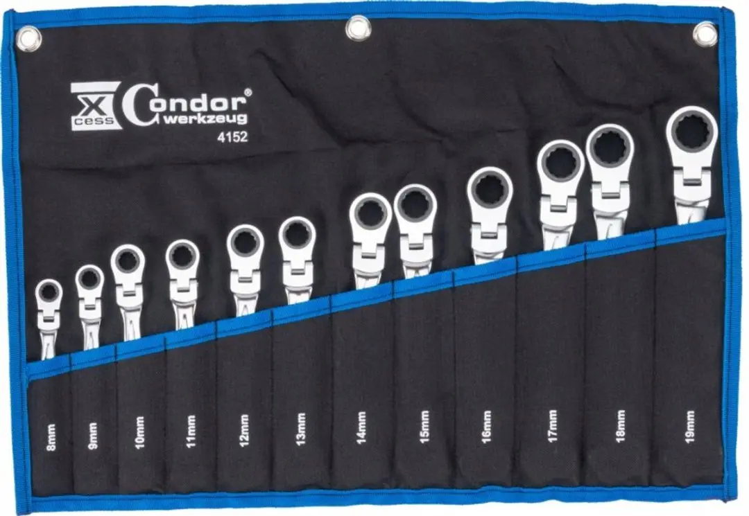 Condor Versterkte Ringsleutels 8-19mm - 12 Stuks