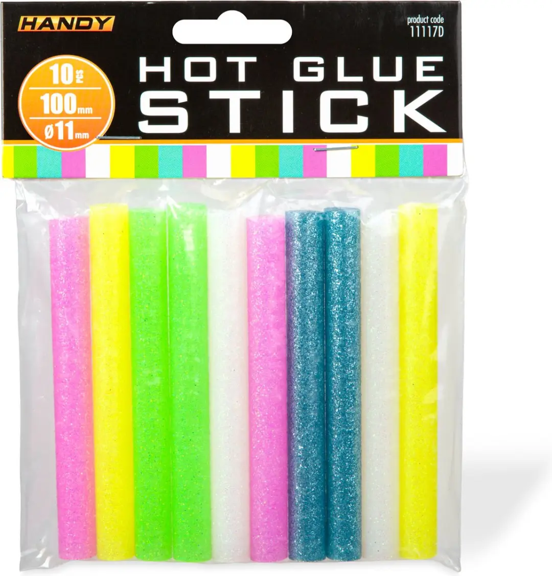 Handy Lijmpistool Vullingen Fluorescerende Kleuren 11mm