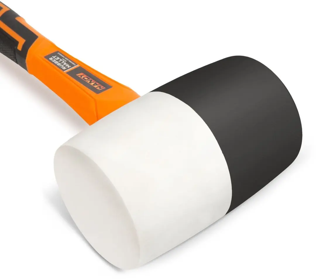 Handy Rubberen Hamer 10431D - Glasvezelsteel