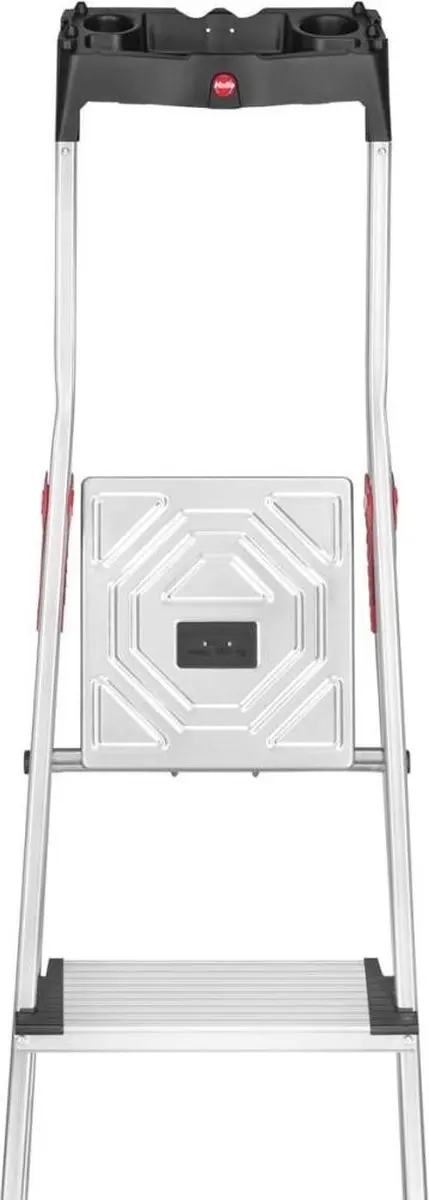 Hailo L80 Huishoudtrap 4 treden - Aluminium