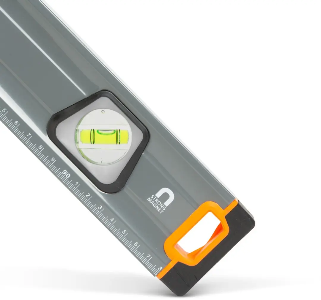 Handy Magnetische Waterpas 100cm - Aluminium 10624C - Grijs/Oranje