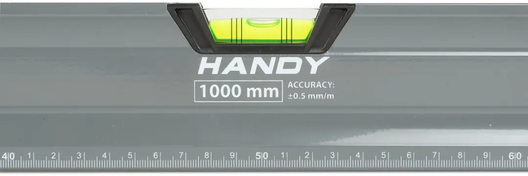 Handy Magnetische Waterpas 100cm - Aluminium 10624C - Grijs/Oranje