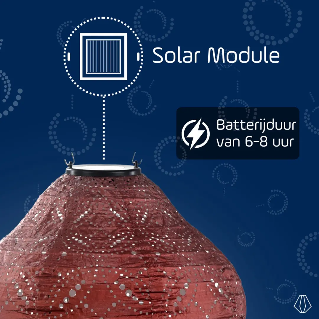 Lumiz Solar Tuinverlichting Mandela Jar 30cm - Koper