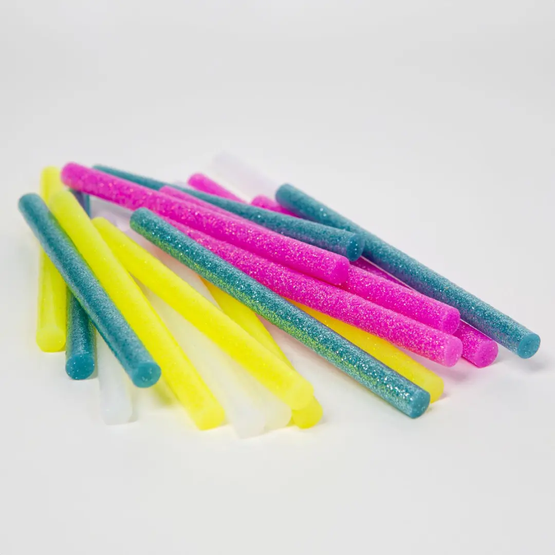 Handy Lijmpistool Vullingen Fluorescerende Kleuren 7mm - 20 Stuks