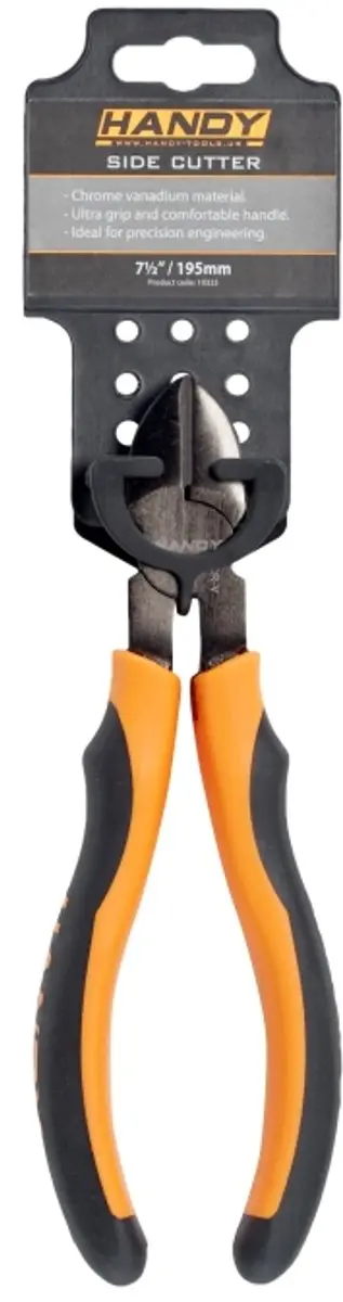 Handy Zijsnijtang 190mm - Oranje/Zwart