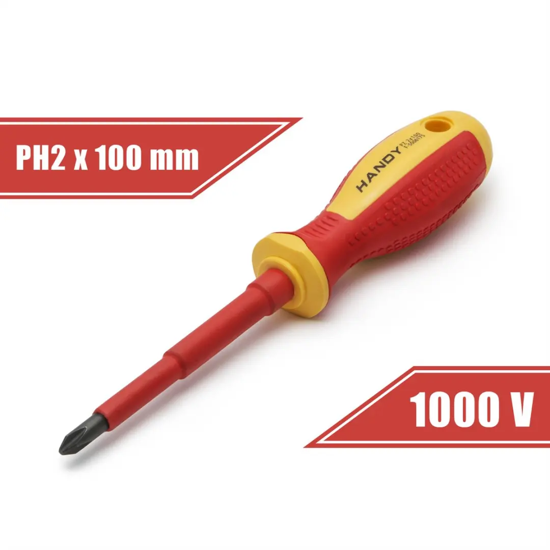 Handy Geïsoleerde Kruiskop Schroevendraaier PH2 100mm