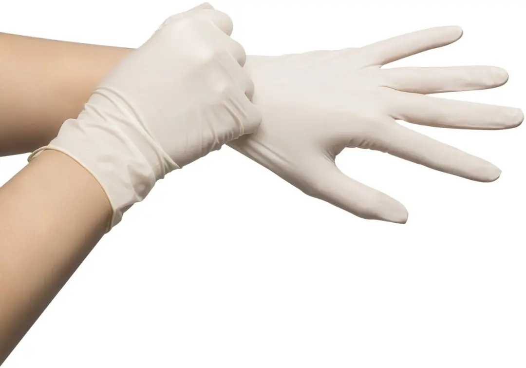 Handy Latex Wegwerphandschoenen L - 10 Stuks - Wit
