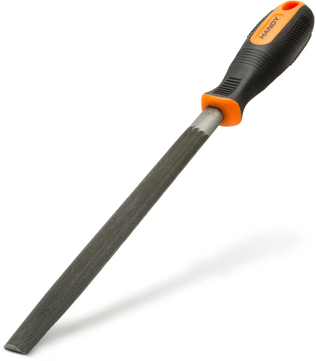 Handy Precisievijl Halfrond 10612 - Zwart/Oranje