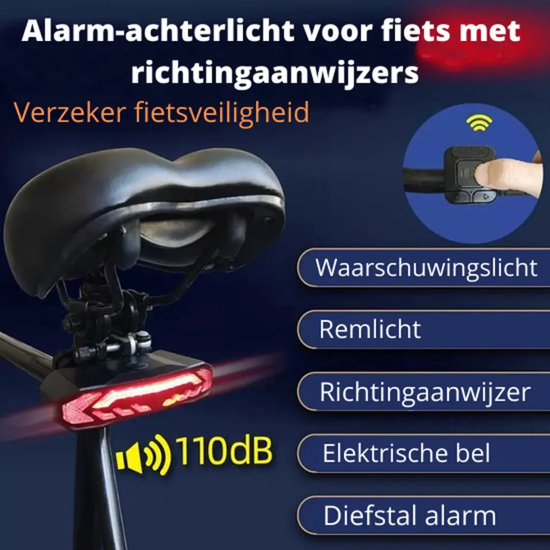 Titan Fietsalarm KS-SF31 - 5in1 - Zwart - afbeelding 6 van 6