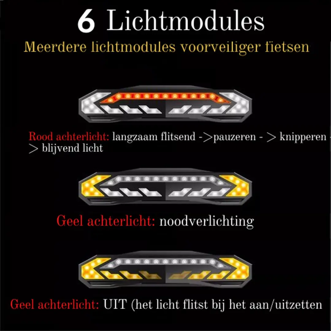 Titan Fietsalarm KS-SF31 - 5in1 - Zwart
