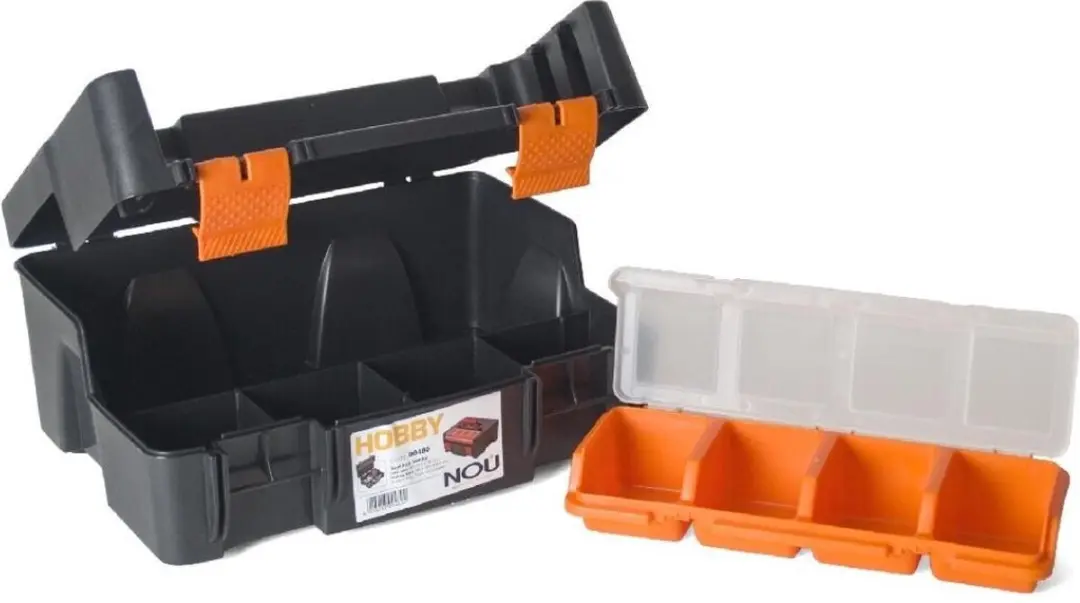 Handy Hobby Gereedschapskoffer 10926 - Zwart