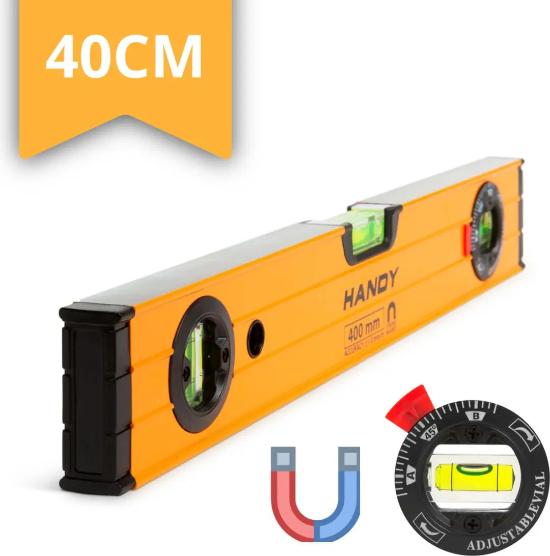 Handy Magnetische Waterpas 40cm 3 Libellen 10623A