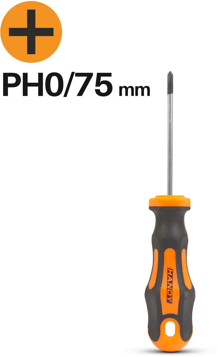 Handy Kruiskopschroevendraaier PH0 75mm