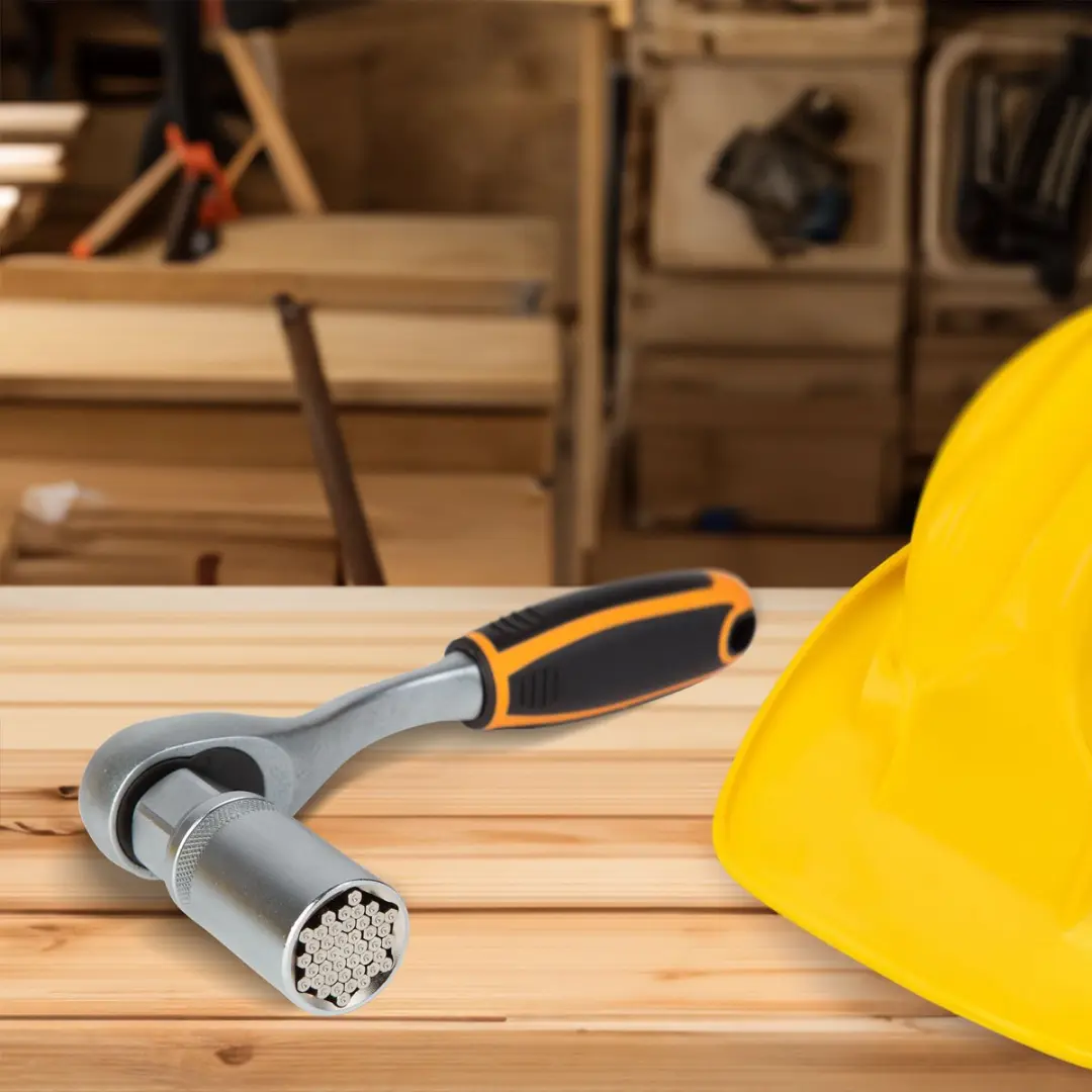 Handy Universele Dopsleutel 14-in-1 8-21mm - Zwart/Oranje