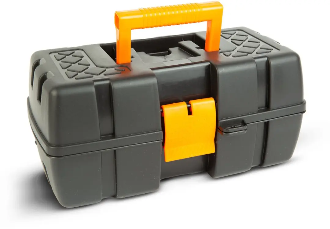 Handy Opvouwbare Gereedschapskoffer 11011A - 31x18x14cm - Zwart/Oranje