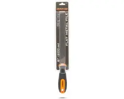 Handy Precisievijl Plat Second Cut 10609 - Zwart/Oranje