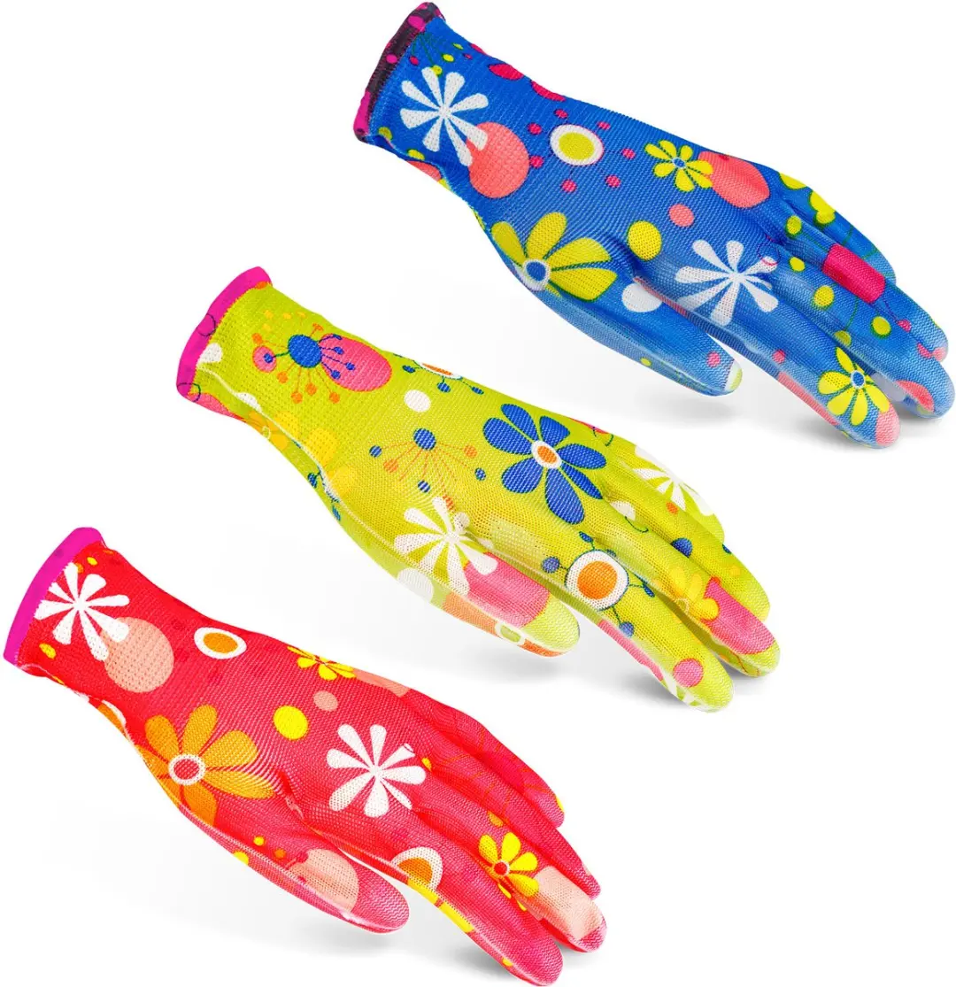 Handy Werkhandschoenen Dames XS - 12 Paar - Meerkleurig
