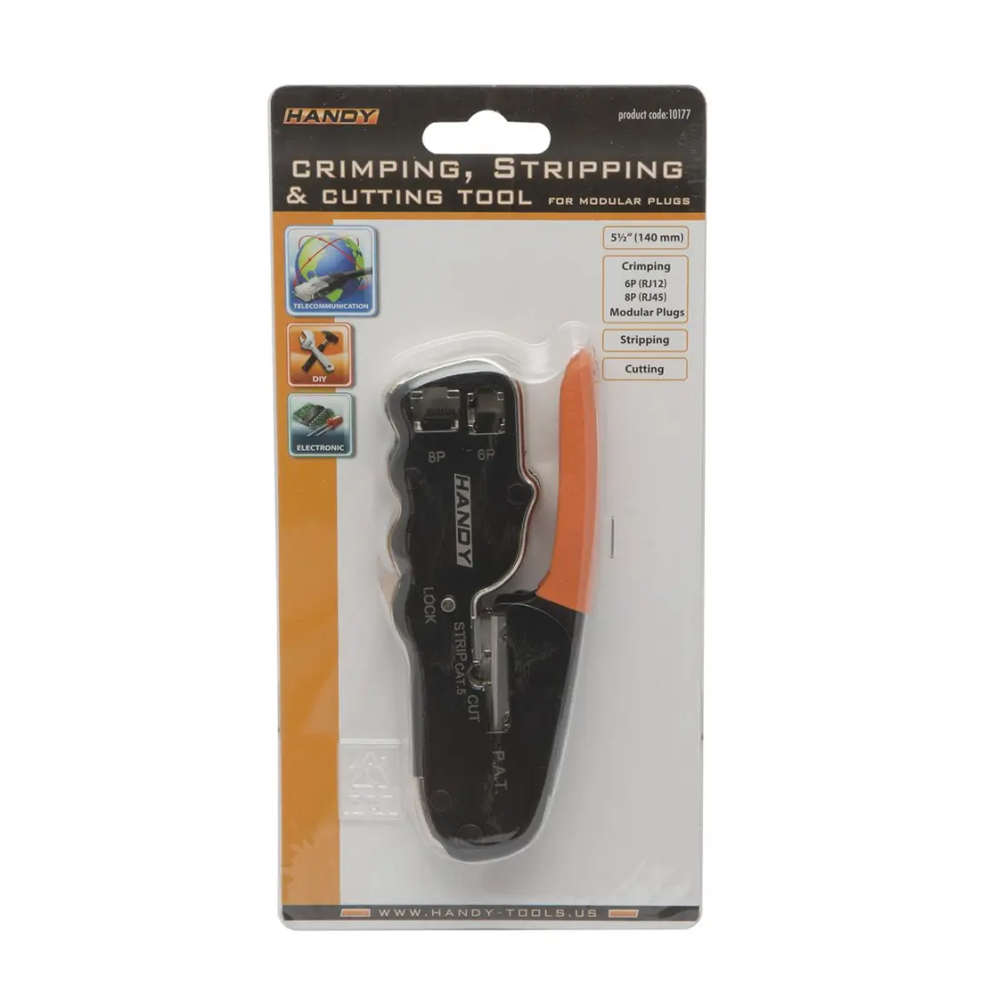 Handy Krimptang Multifunctioneel 10177 - Oranje/Zwart