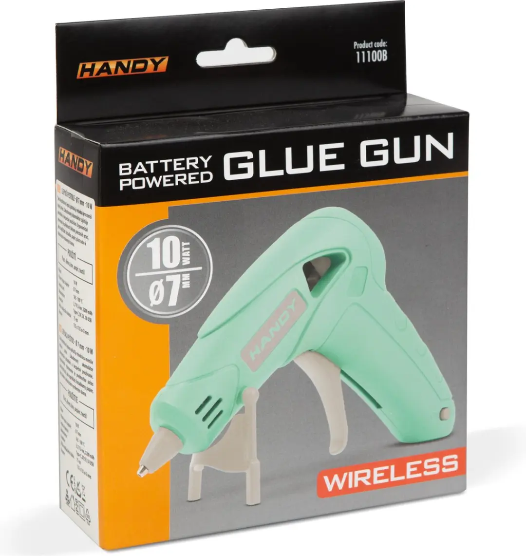 Handy Draadloos Accu Lijmpistool 11100B - 10W - Groen