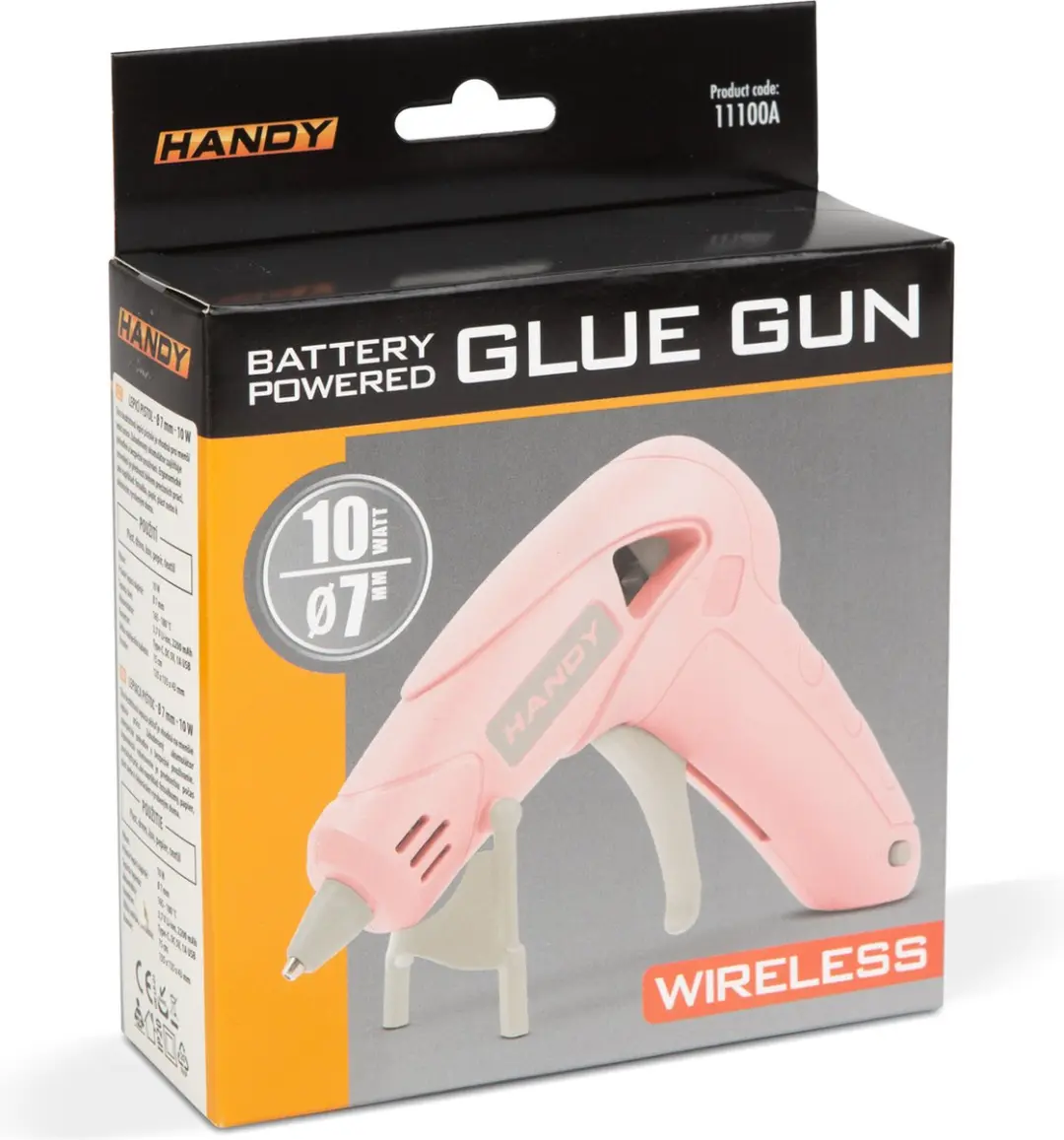Handy Draadloos Accu Lijmpistool 11100A - 10W - Roze