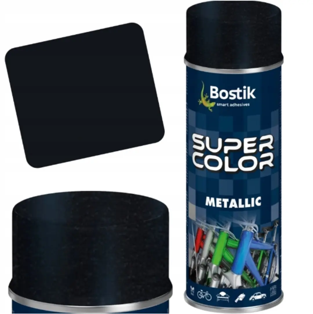 Bostik Universele Lakspray Metallic Zwart 400ml