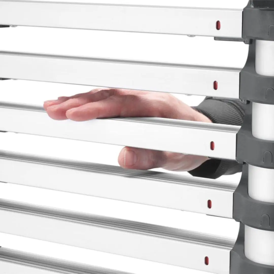 Hailo FlexLine 260-380 Telescoopladder 13 Treden - Aluminium