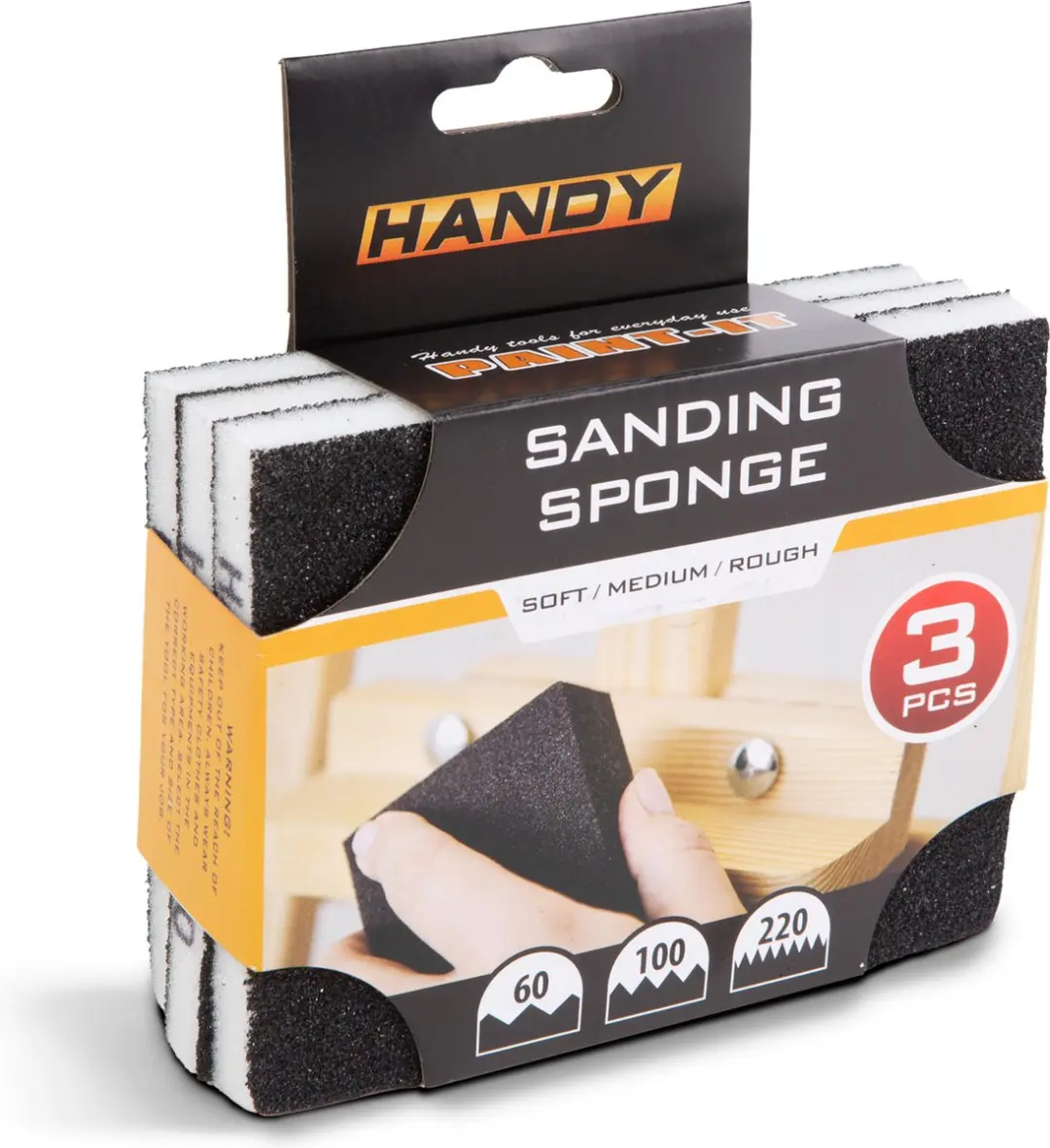 Handy Schuurspons 125x100x12mm