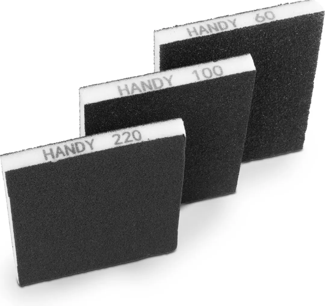 Handy Schuurspons 125x100x12mm - 3 Stuks