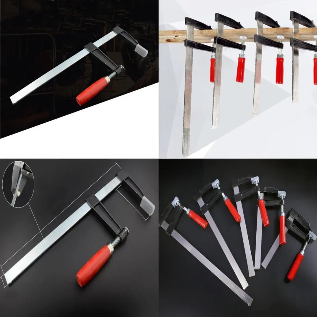 Condor Lijmklem F-type 150x50mm - 2 Stuks - Rood/Zwart/Zilver