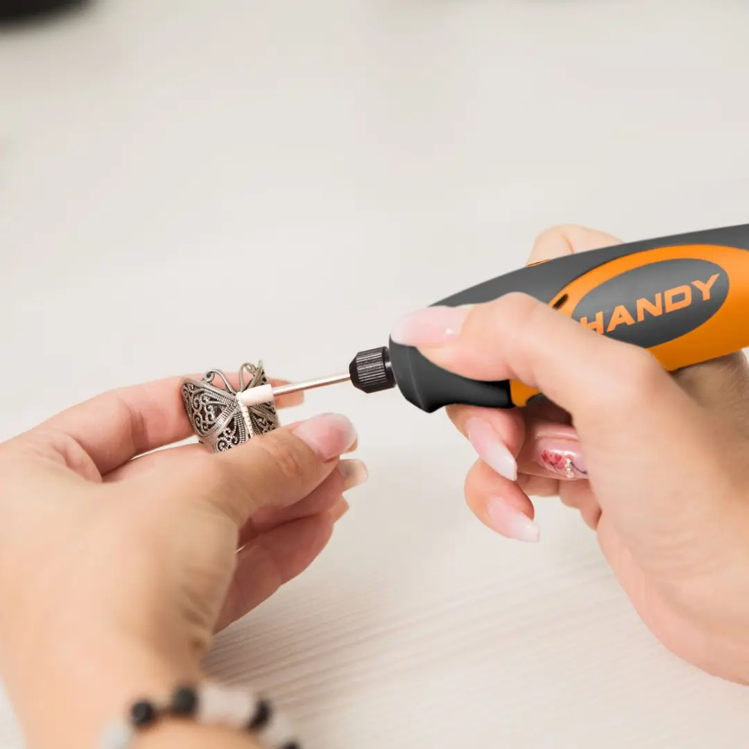 Handy Midi Drill 18V Boor/Graveermachine - 3,5mm - Kunststof - 18W - afbeelding 6 van 6