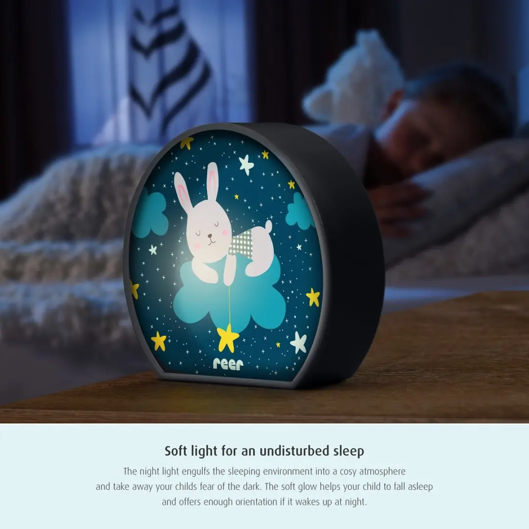 Reer MyBabyLight Haasje Nachtlampje - Warm wit 5500K