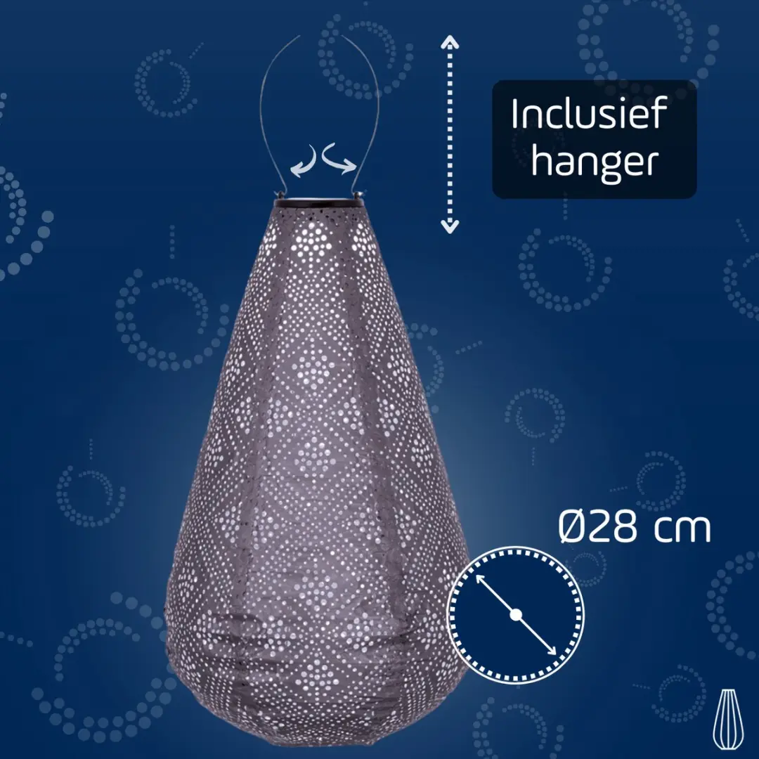 Lumiz Solar Tuinverlichting Topaze Drop 28cm - Lichtpaars - afbeelding 6 van 6