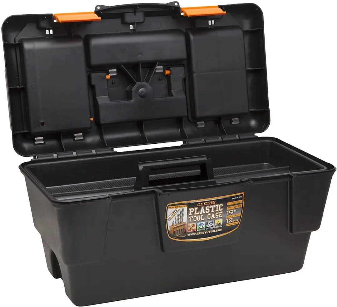Handy Gereedschapskoffer 10912 - 480x250x230mm - Oranje/Zwart