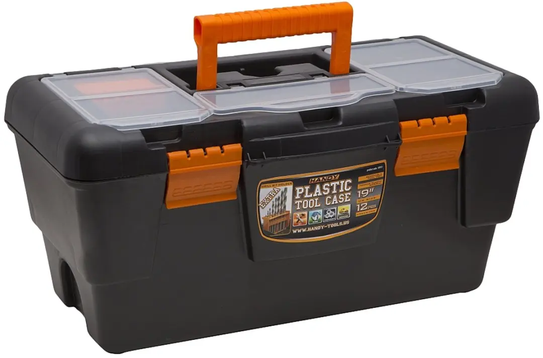 Handy Gereedschapskoffer 10912 - 480x250x230mm - Oranje/Zwart